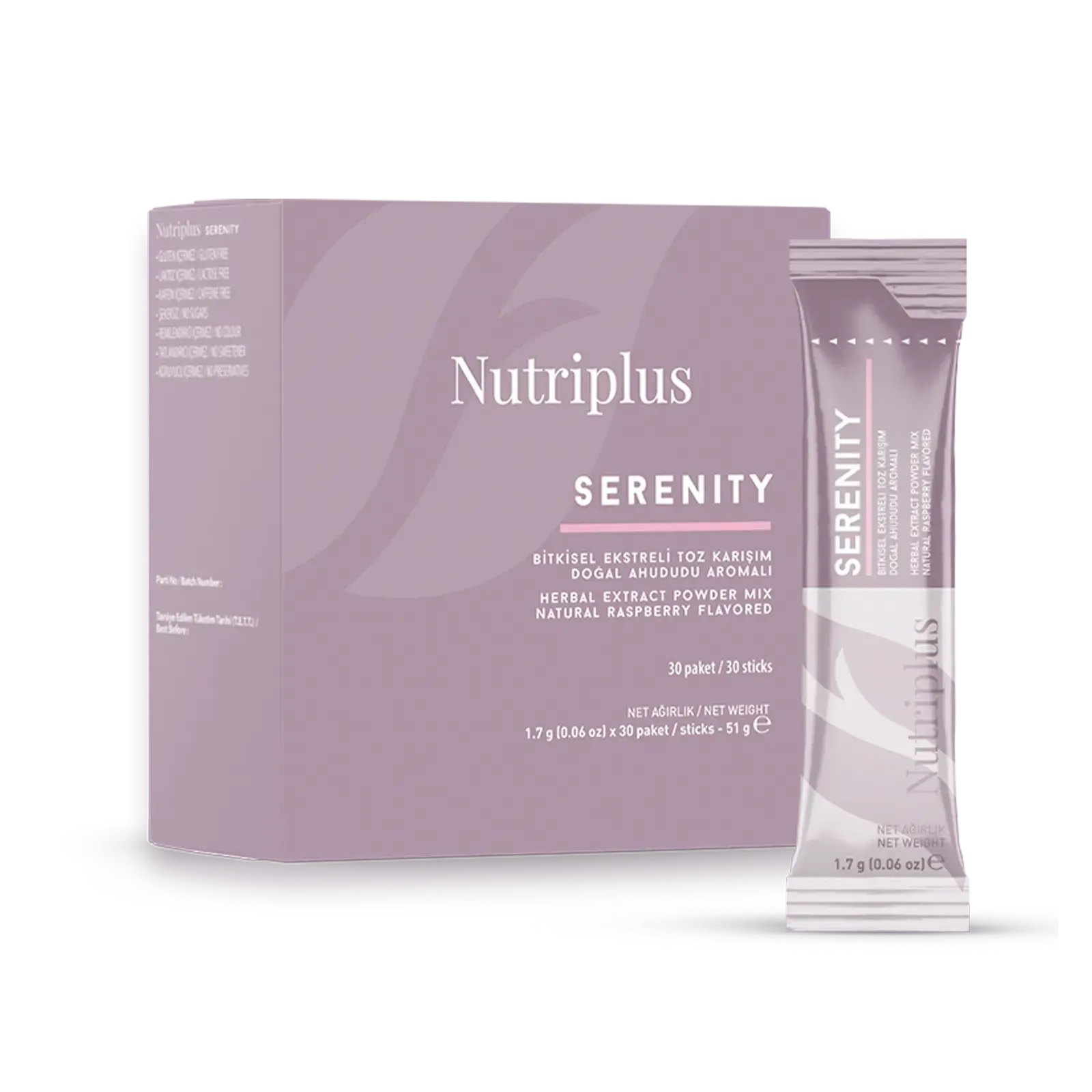 Nutriplus Serenity Ahududu Aromalı 30 AdetÜrün Kodu 1000764