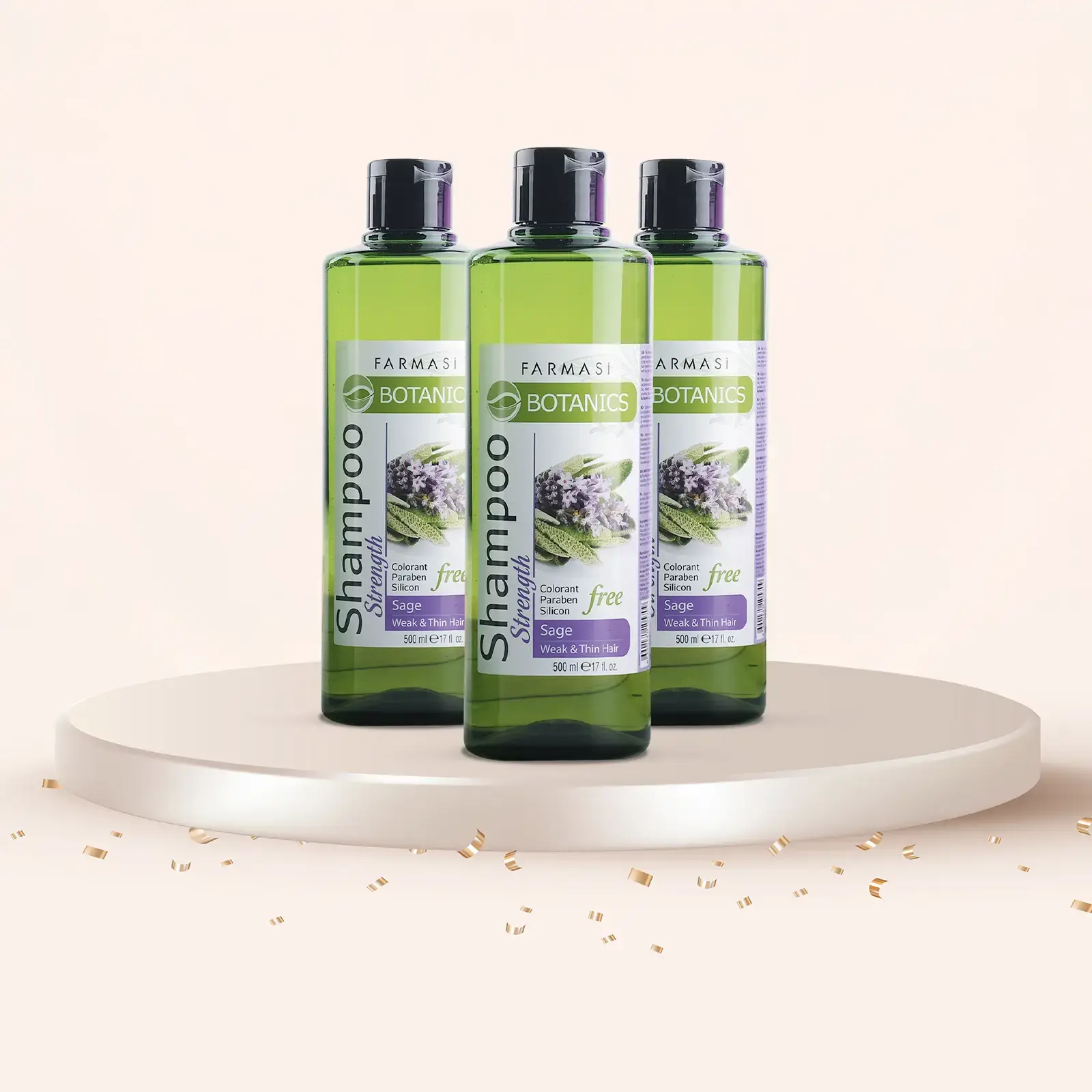FARMASİ 3 AL 2 ÖDE - Botanics Adaçayı Şampuan 500 mlÜrün Kodu PK59002 3 AL 2 ÖDE Fırsatıyla Botanics Adaçayı Şampuan ile saç bakımınızı güçlendirin! 🌿✨ Doğadan ilham alan formülüyle öne çıkan Botanics Adaçayı Şampuan, saç ve saç derisini nazikçe arındırırken ferahlatıcı etkisiyle gün boyu temiz ve canlı bir his sunar. Adaçayının dengeleyici özelliği sayesinde saçlar daha sağlıklı, daha güçlü ve daha parlak görünür. Şimdi 3 AL 2 ÖDE avantajıyla bu özel bakımı daha uzun süre deneyimleyin, saç rutininizi doğallıkla yenileyin. Adaçayı özleri ile zenginleştirilmiş Farmasi Botanics Strength Şampuan saçlarınızı nazikçe temizler. Saçlarınıza kökten uca canlandırıcı bakım sunar. Saç tellerini ve köklerini güçlendirmeye, yıpranmaya karşı korumaya yardımcı olur. Güçlenen saçlarınız ağırlaşmadan hacim ve canlılık kazanır. Ürün Boyutu: 500 ml
