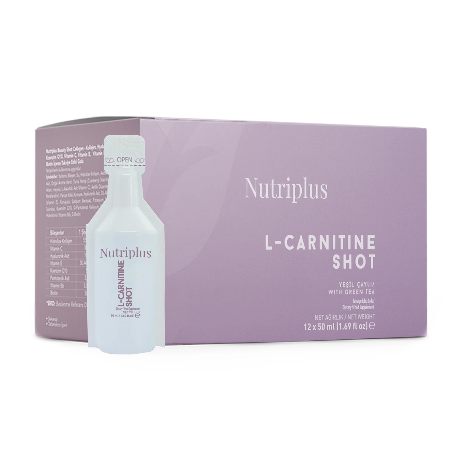 Nutriplus L-Carnitine Shot 12’li FlakonÜrün Kodu 1001941